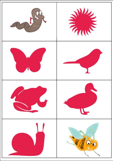 cartes pour mimer les petites betes | Les Petits Radis